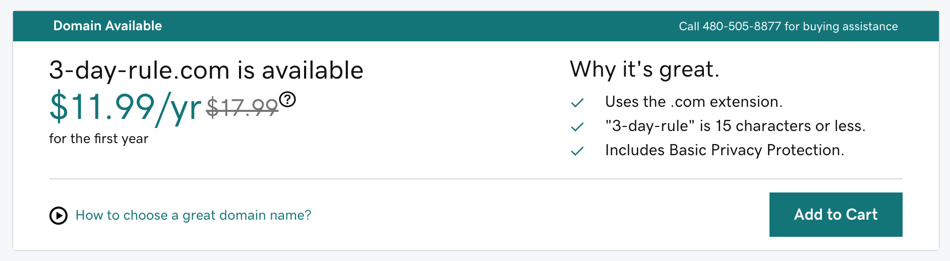 3-day-rule/godaddy-dotcom-price-2020.png